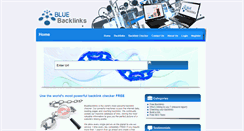 Desktop Screenshot of bluebacklinks.com